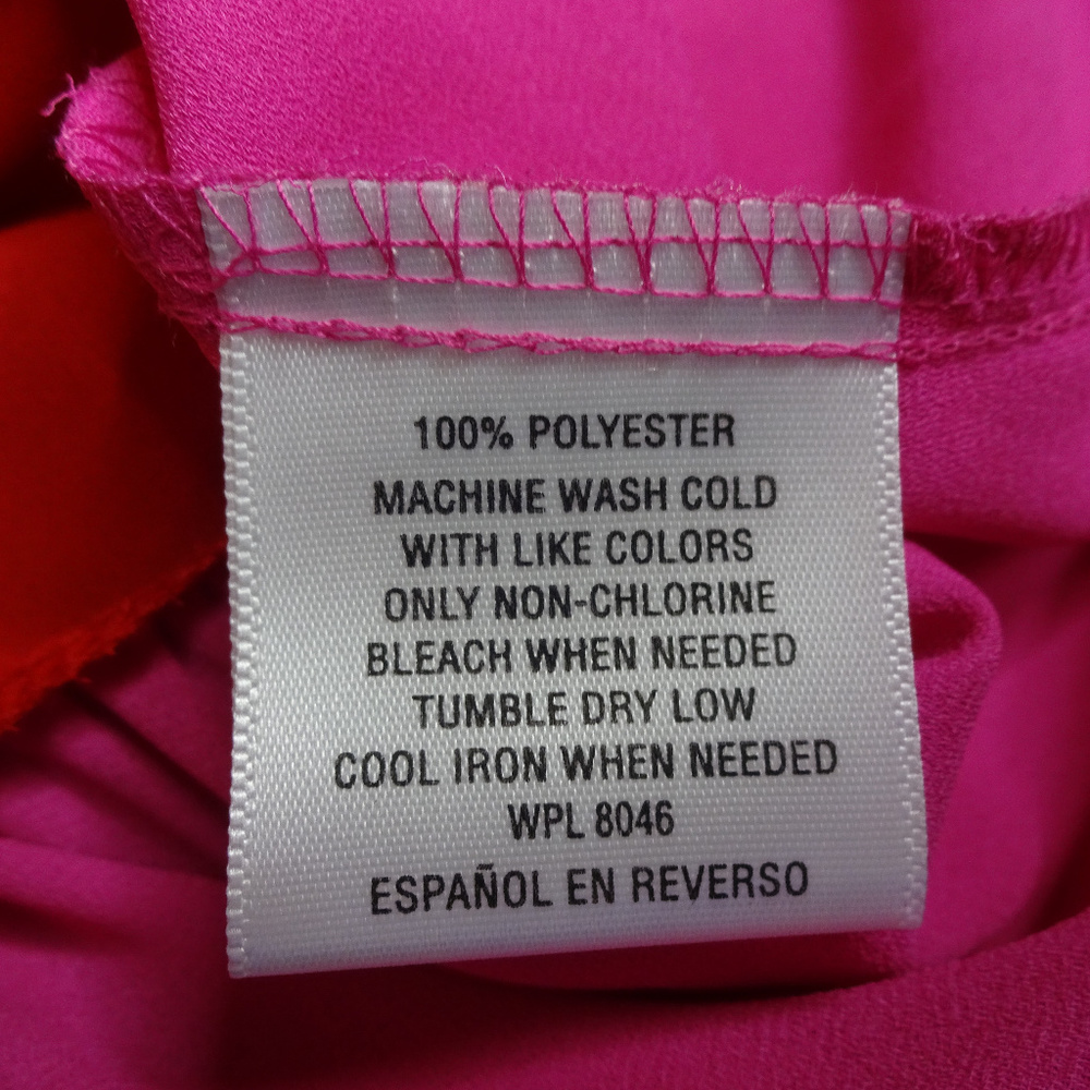 Maison Jules Medium Ruffled Colorblock Top 3G3 - Picture 7 of 8